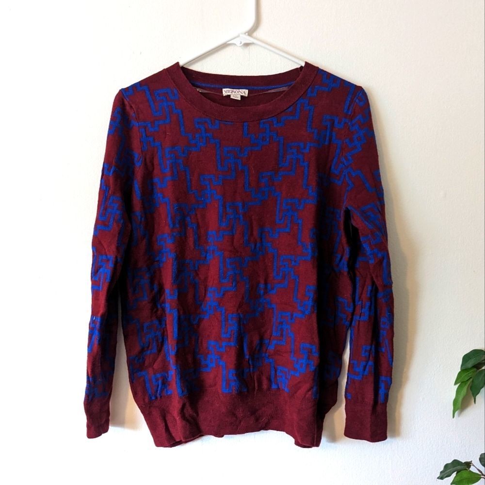 90s Burgundy Merona Sweatshirt
